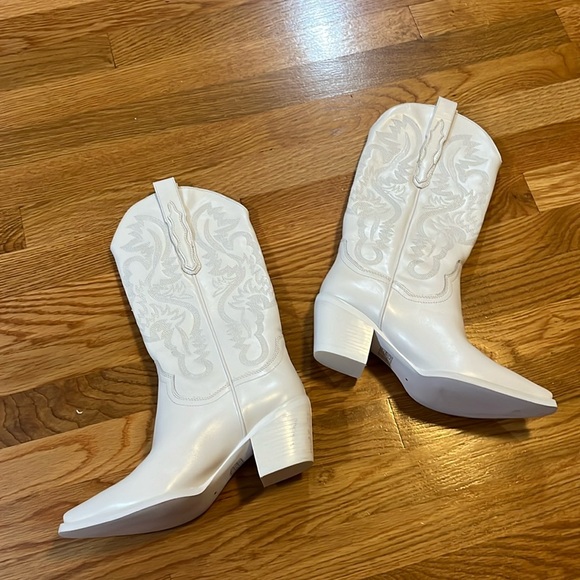 Free People x Jeffrey Campbell Dagget Cowboy Boots  Size 8.5 NEW - Picture 9 of 17